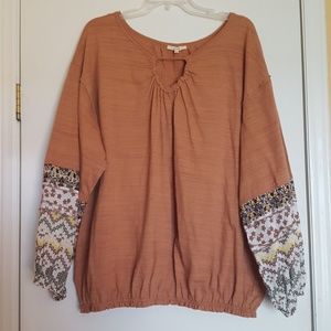 Oversized boho top